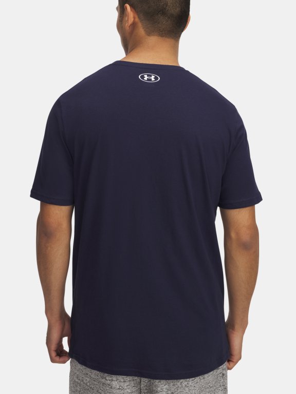 Футболка Under Armour Camo Chest Stripe SS Man Blue