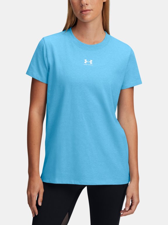 Футболка Under Armour Rival Core SS Wmn Blue