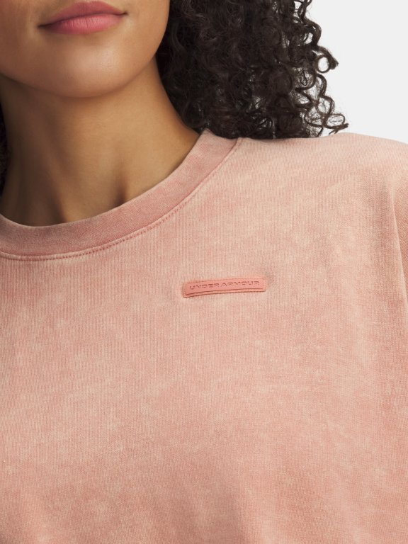 Футболка Under Armour Hwt Wash SS Wmn Pink