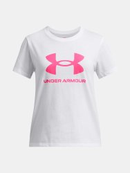 Футболка Under Armour Big Logo SS Jr White
