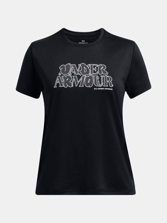 Футболка Under Armour Tech Wordmark SS Jr Black