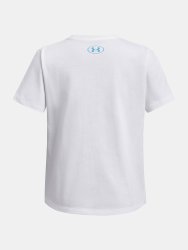 Футболка Under Armour Bubble Wordmark SS Jr White