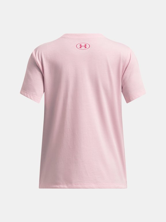Футболка Under Armour Bubble Wordmark SS Jr Pink