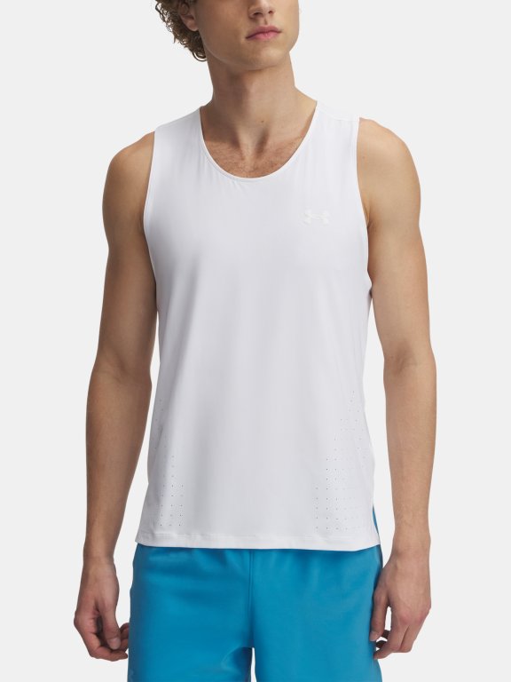 Майка Under Armour Launch Elite Singlet Man White