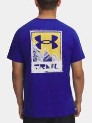 Футболка Under Armour Trail Run Graphic Tee Man Blue