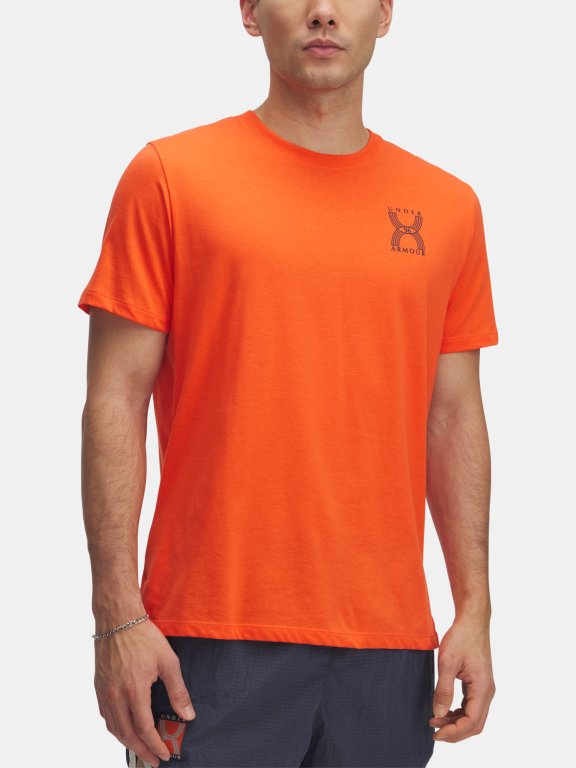 Футболка Under Armour Run 96 помаранчева