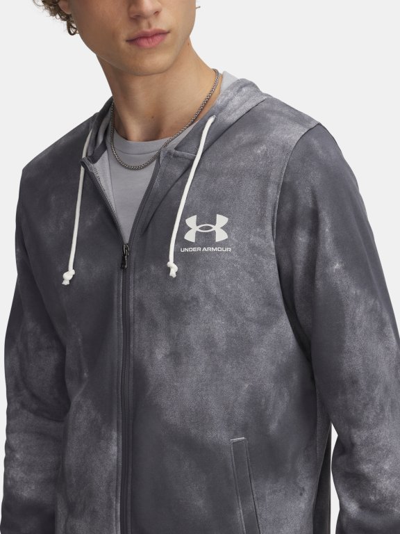 Світшот Under Armour Rival Terry Aop FZ Q1 сірий
