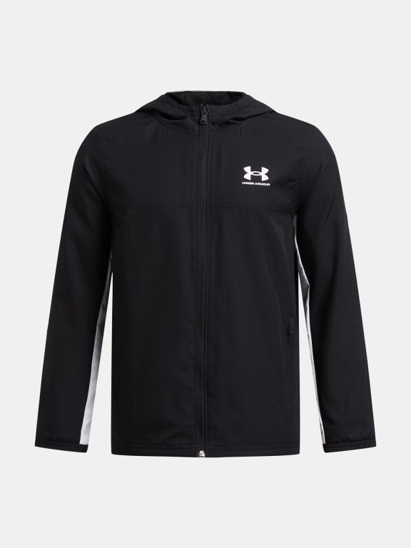 Bunda Under Armour Rival Wvn Jacket Jr Black