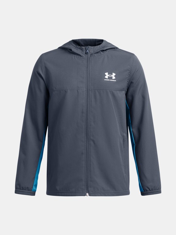 Куртка Under Armour Rival Wvn Jacket Jr Grey