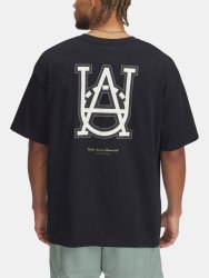 Футболка Under Armour Hwt Hoops Courtside SS Man чорна