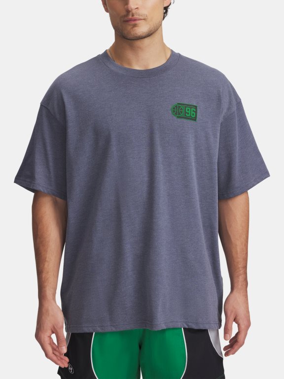 Футболка Under Armour Hwt Hoops Courtside SS Man Grey