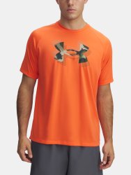 Футболка Under Armour Tech Print Fill SS Man Orange