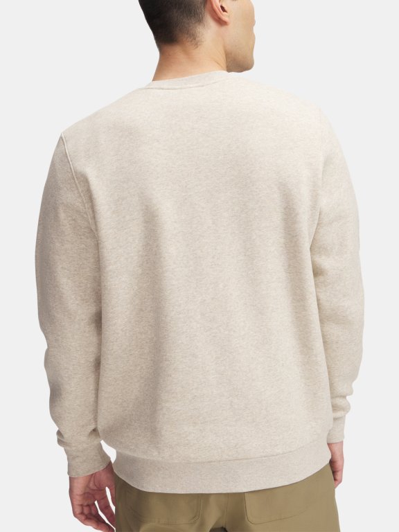 Кофта Under Armour Icon Fleece Crew Man коричнева
