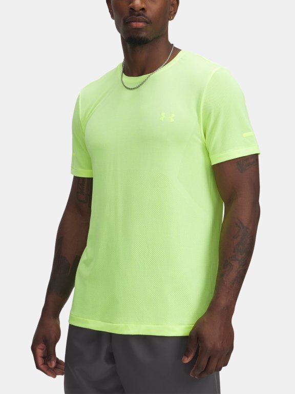 Футболка Under Armour Seamless Stride SS Man жовта