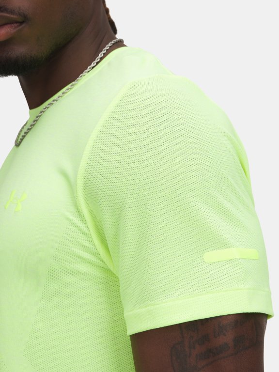 Футболка Under Armour Seamless Stride SS Man жовта