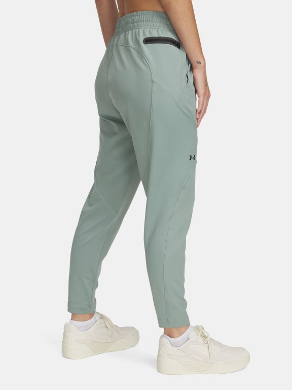 Kalhoty Under Armour Unstoppable Hybrid Wmn Green