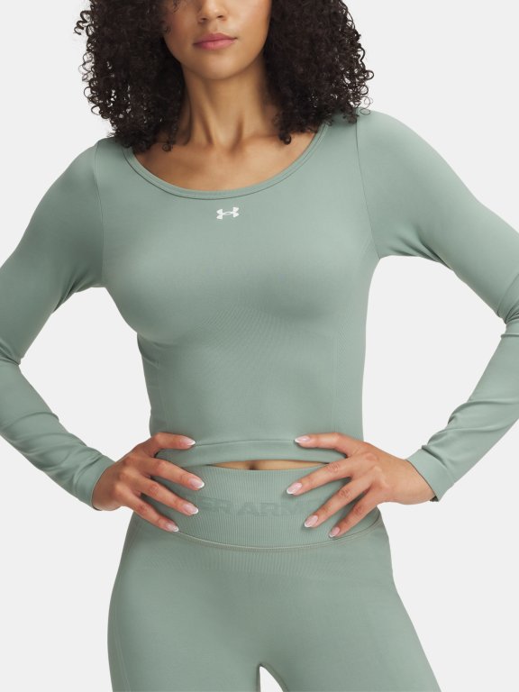 Футболка Under Armour Vanish Seamless LS Wmn Green