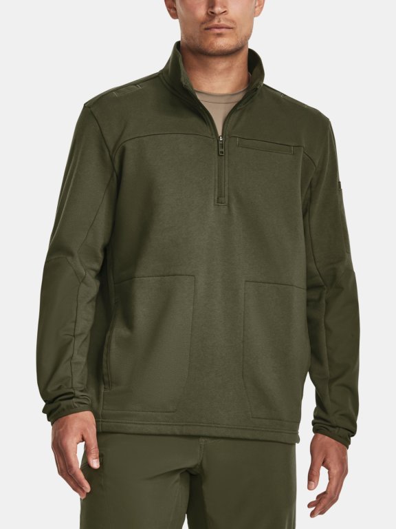 Кофта Under Armour Tac Rival Job Fleece Man Green
