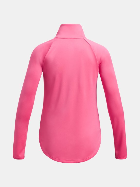 Футболка Under Armour Tech Graphic 1/2 Zip Jr Pink