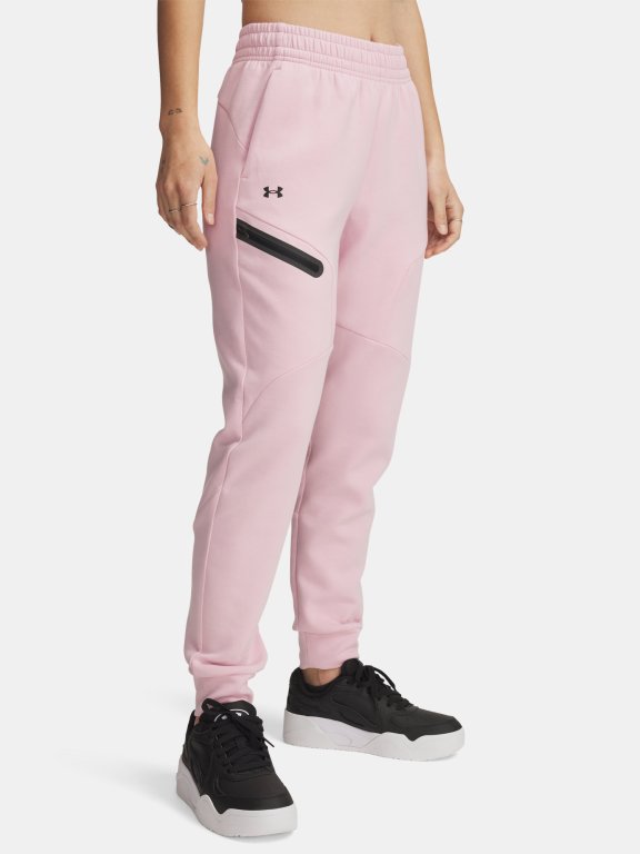 Штани Under Armour Unstoppable Flc Jogger Wmn Pink