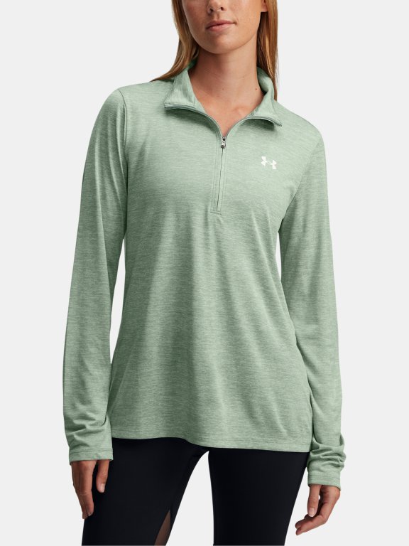 Кофта Under Armour Tech 1/2 Zip- Twist Wmn Green