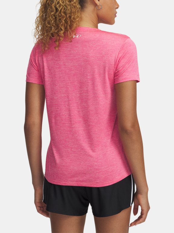 Футболка Under Armour Tech SSv- Twist Wmn Pink