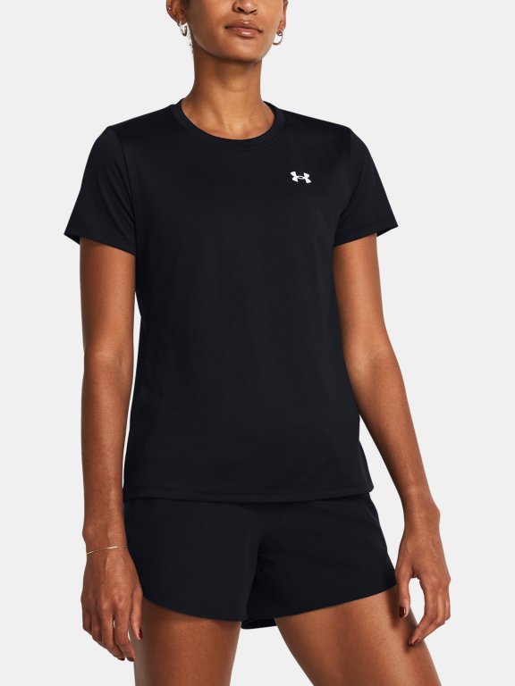 Футболка Under Armour Tech SSc - Solid Wmn Black