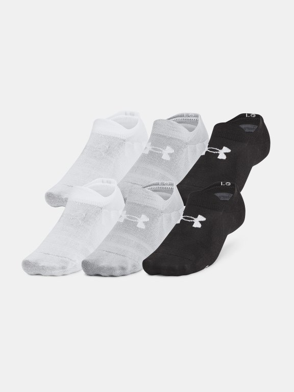 Ponožky Under Armour Unisex Essential 6Pk Ult Uni Black