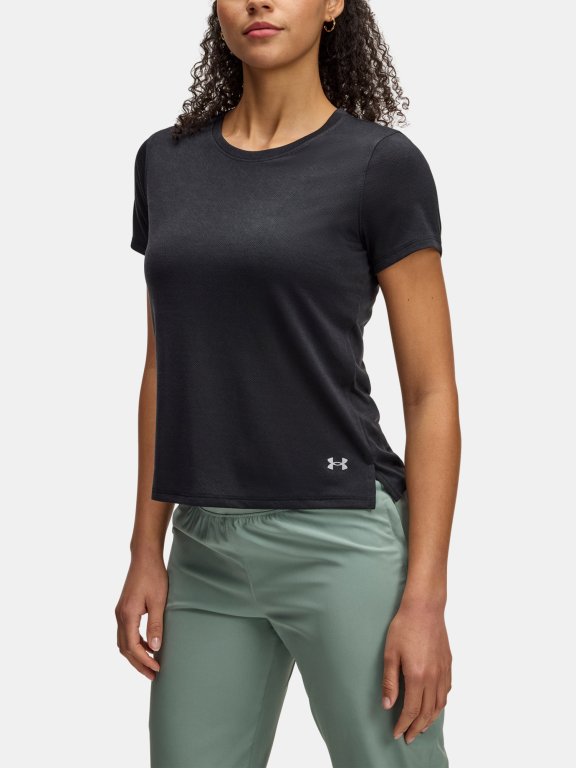 Футболка Under Armour Launch Camo Shortsleeve Wmn Black