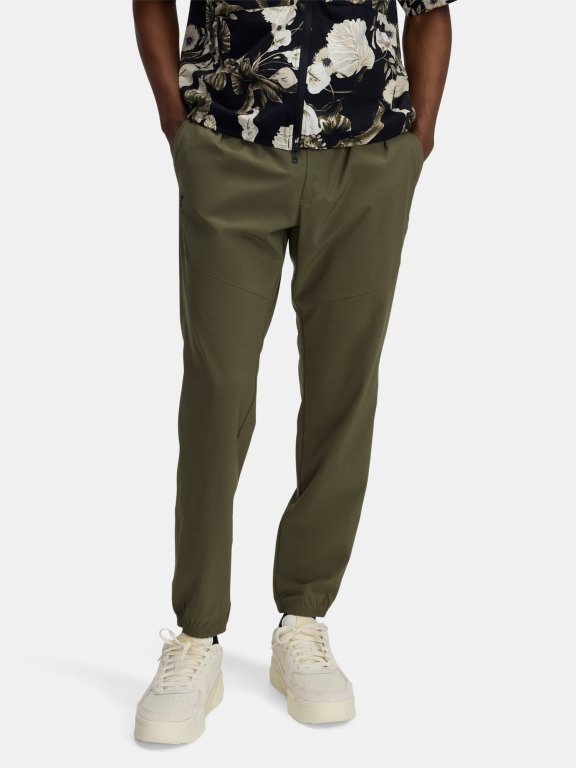 Штани Under Armour Vibe Woven Jogger Man зелені