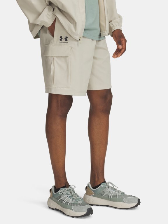 Kraťasy Under Armour Vibe Woven Cargo Short Man Brown