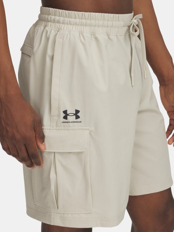 Kraťasy Under Armour Vibe Woven Cargo Short Man Brown