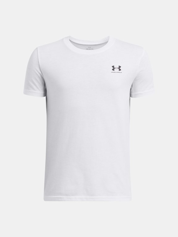 Футболка Under Armour Sportstyle LC SS Jr White