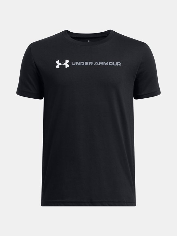Футболка Under Armour Логотип Wordmark SS Jr Black