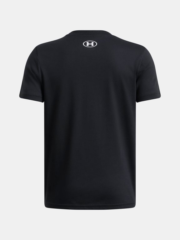 Футболка Under Armour Логотип Wordmark SS Jr Black