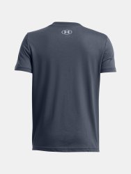 Футболка Under Armour Wordmark SS Jr Сіра