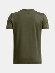 Футболка Under Armour Wordmark SS Jr зелена