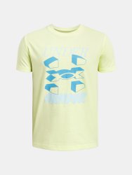 Футболка Under Armour Split Big Logo SS Jr Yellow