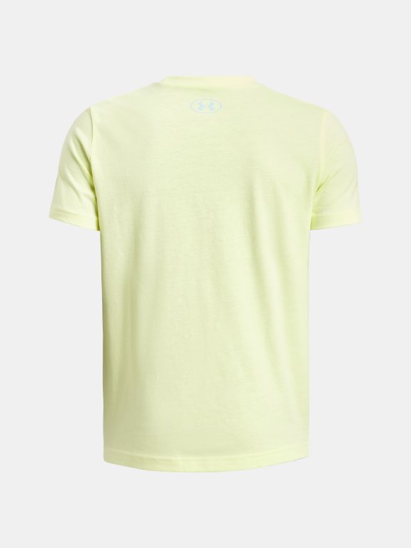 Футболка Under Armour Split Big Logo SS Jr Yellow