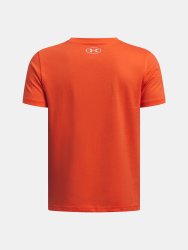 Футболка Under Armour Split Big Logo SS Jr Orange