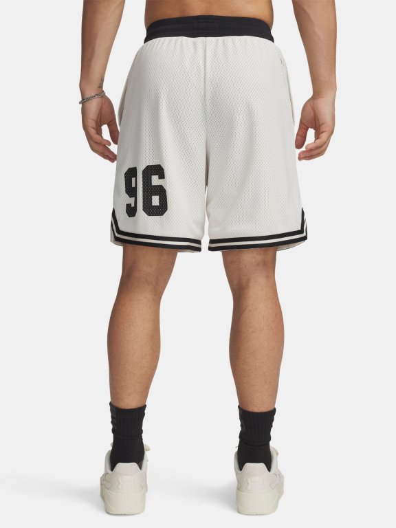 Kraťasy Under Armour Courtside Hoops Short Man Brown