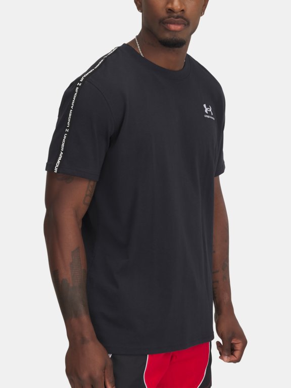 Футболка Under Armour Icon Hwt Tee Taping Man Black
