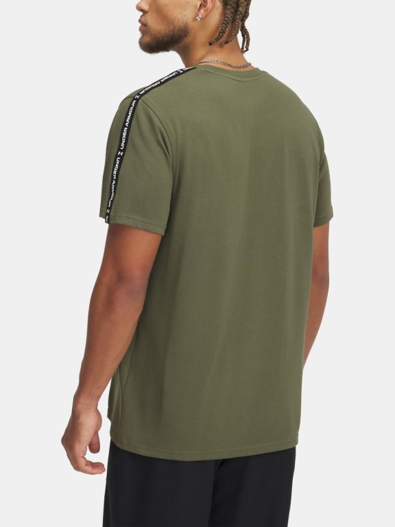Футболка Under Armour Icon Hwt Tee Taping Man Green