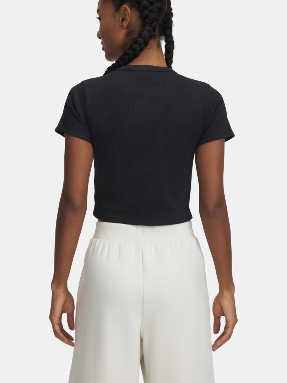 Футболка Under Armour Rival Rib Baby Tee Wmn Black