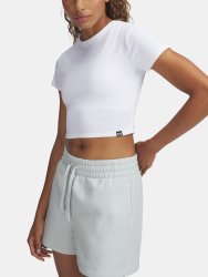 Футболка Under Armour Rival Rib Baby Tee Wmn White