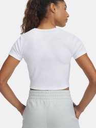 Футболка Under Armour Rival Rib Baby Tee Wmn White