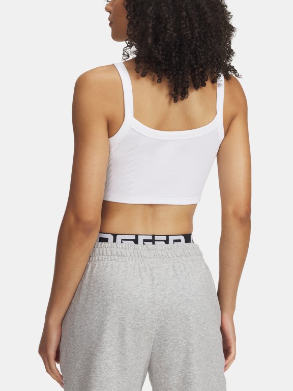 Топ Under Armour Rival Rib Baby Tank Wmn White