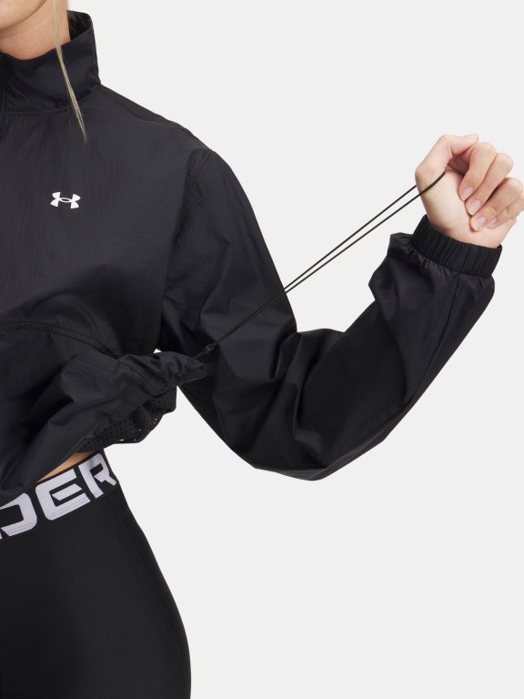 Куртка Under Armour Rival Woven HZ Anorak Wmn Black