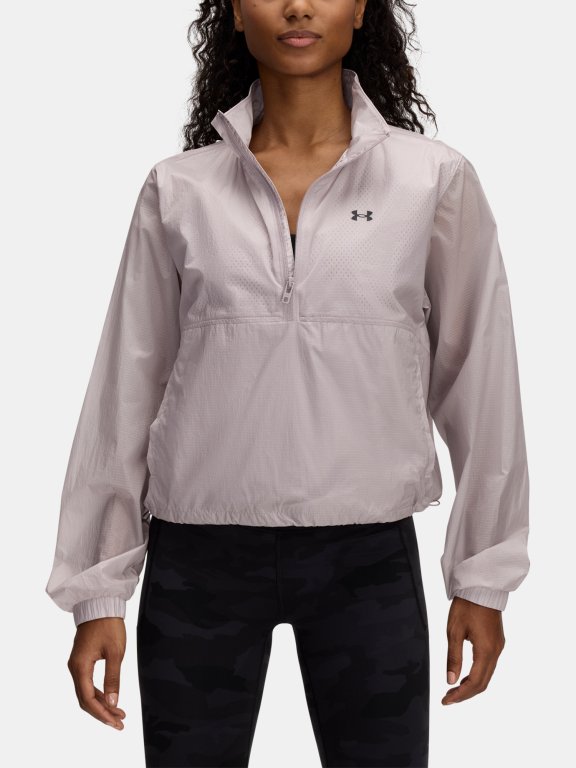 Куртка Under Armour Rival Woven HZ Anorak Wmn Grey