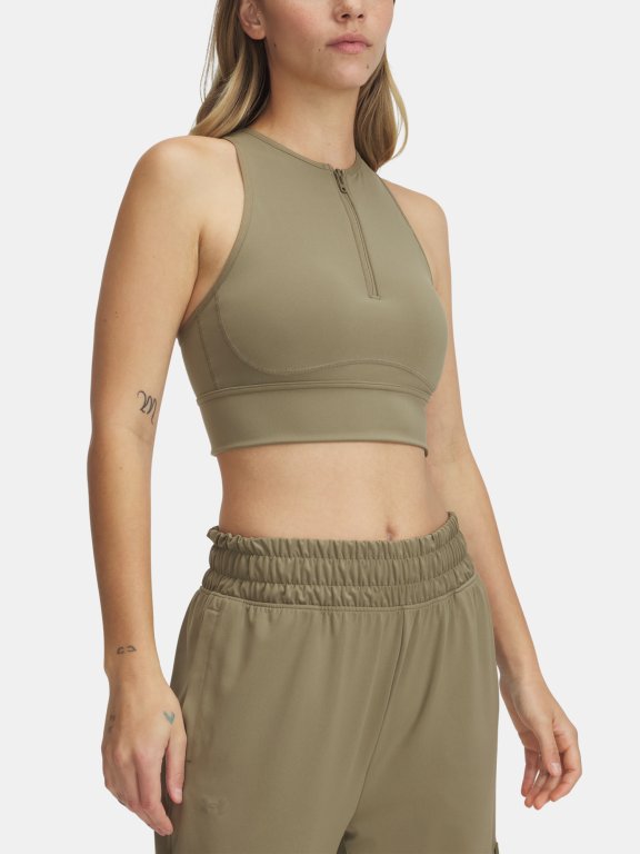 Топ Under Armour Meridian Zip Tank Wmn Brown